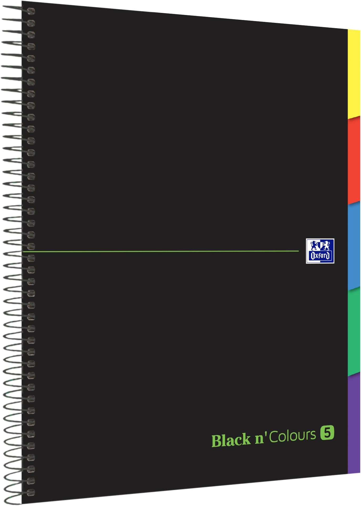 Oxford Notebook Cahier à Spirales A4+ 160 Pages Grands Carreaux Seyès - Couverture Polypro