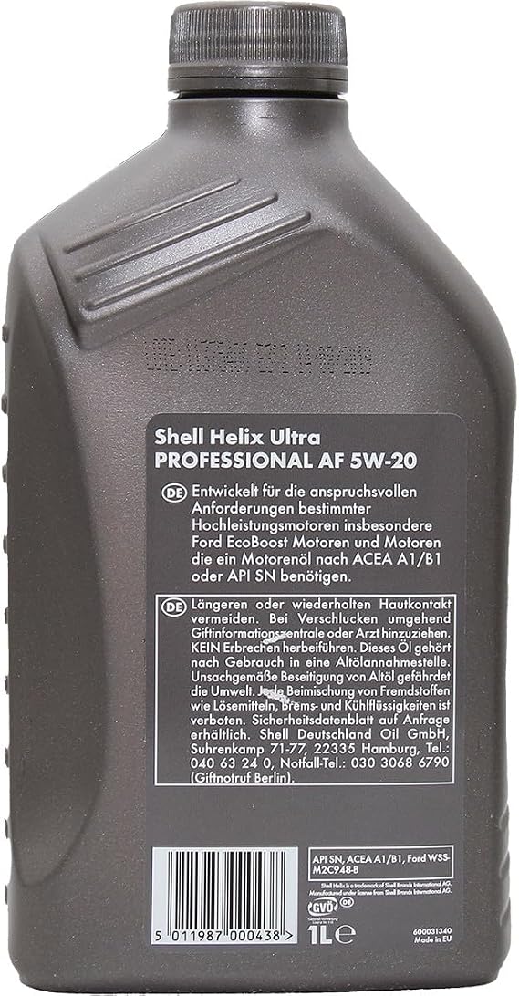 Shell Helix Ultra Professiona AF 5W-20 1 Litre