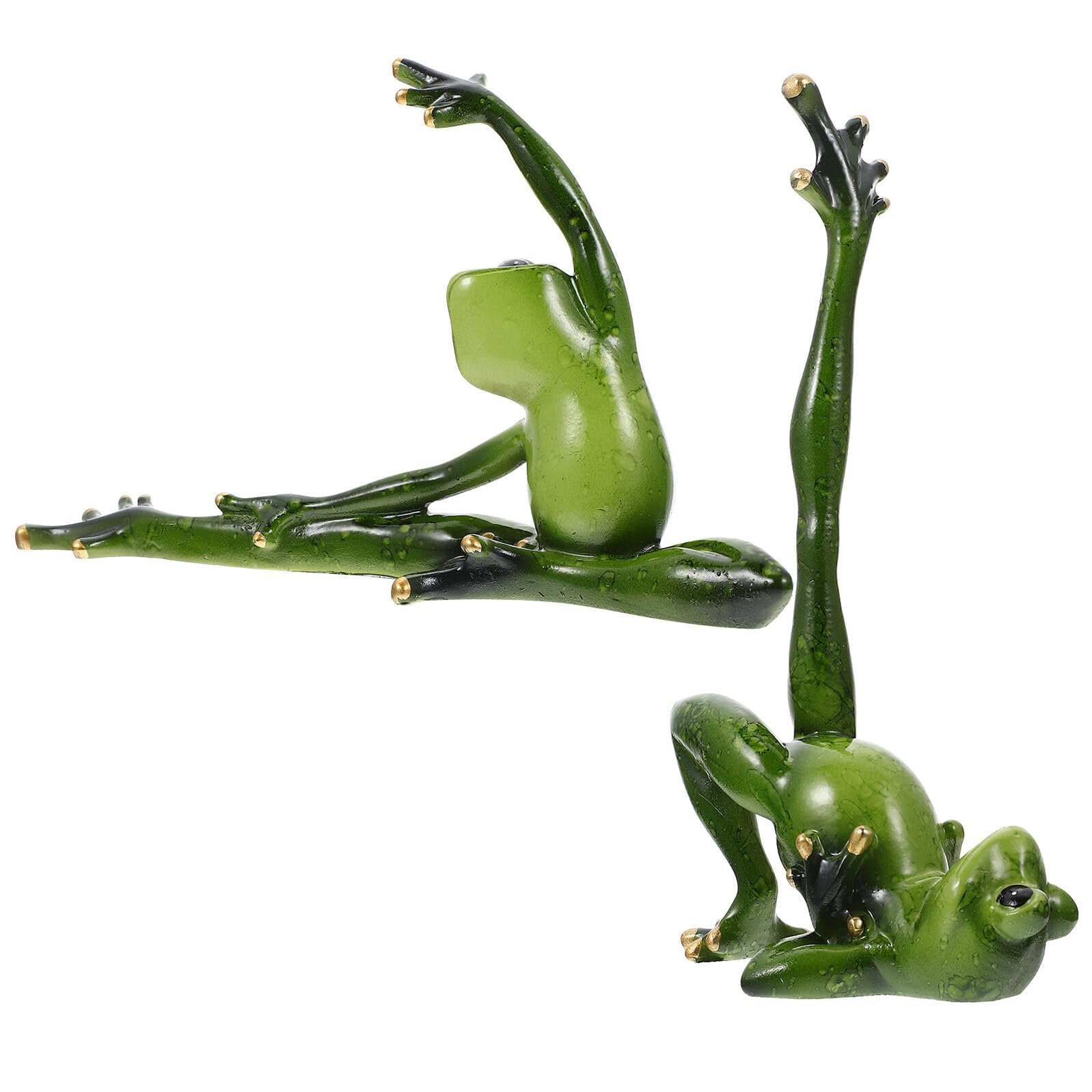 Figurines Grenouilles Yoga Résine Décor : le cadeau idéal pour adeptes zen