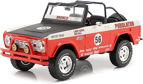 GreenLight 118 Colección Artesanal - 1969 para & d Baja Bronco #56 Purolator Tribute Edition 19104 Envío desde Canadá