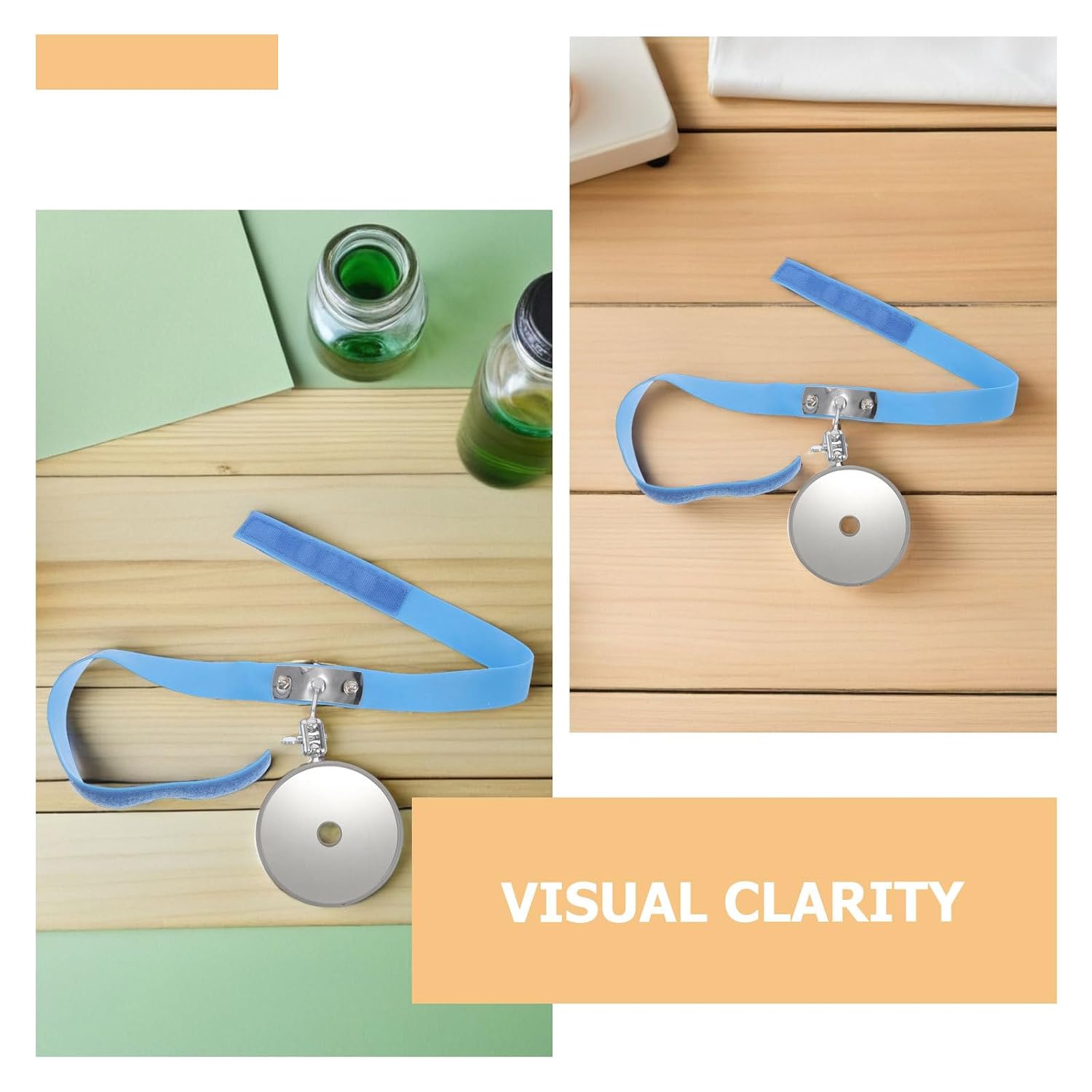 2pcs Reflector Doctor Examination Light Physician Nose Ear Physician Exam Headband Adjustable Forehead Reflector Mirror for ENT Examination
