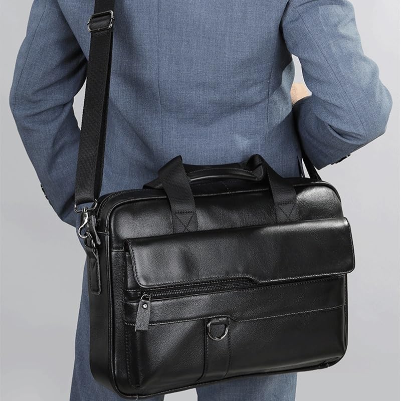 Single Shoulder Conference Bag Business Men's Handbag Briefcase Office Workplace2