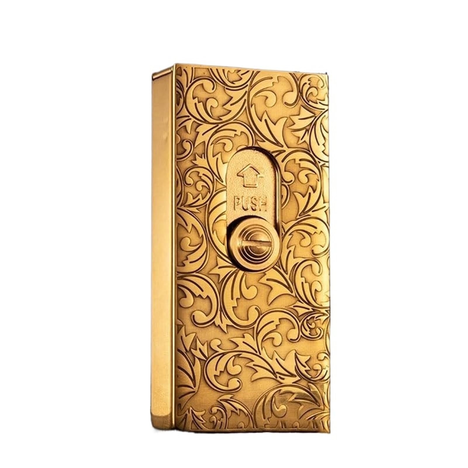 Encendedor de queroseno con expulsión de un solo toque, metal resistente a altas temperaturas, recargable y conveniente para uso en interiores y exteriores, regalo ideal para hombres