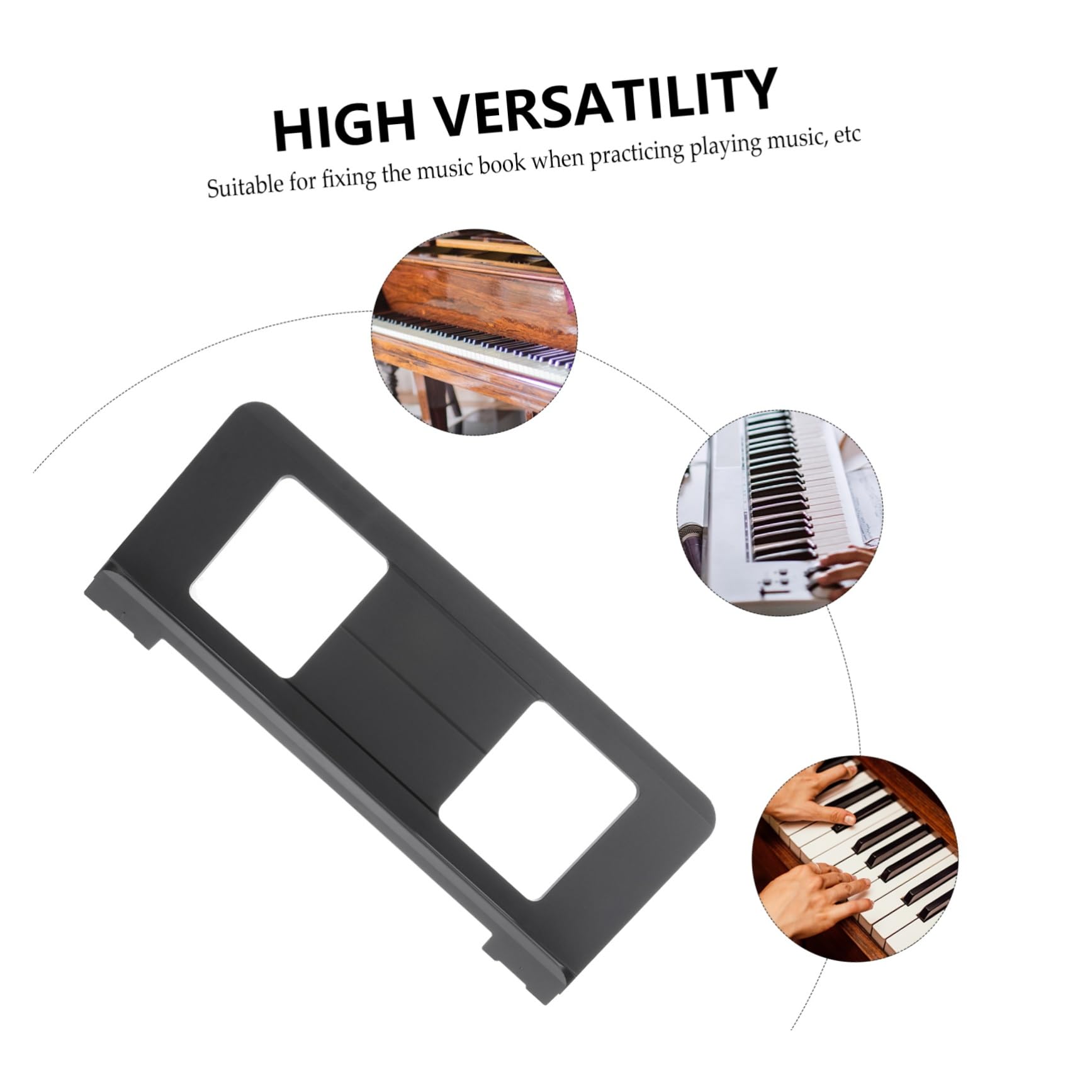 Toddmomy Heavy Duty Piano Keyboard Stand Music Sheet Rack Electronic Piano Sheet Holder Keyboard Music Stand