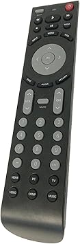 Remote RMT-JR01 Compatible for JVC TV JLC32BC3000 JLC32BC3002 JLC37BC3000 JLC37BC3002 JLC42BC3000 EM42FTR EM48FTR EM55FTR EM65FTR and More