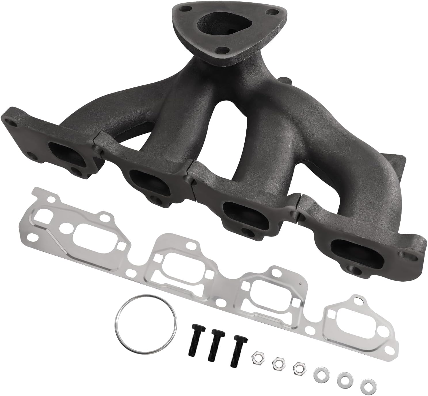 Exhaust Manifold with Gasket Kit Compatible with Regal 2011-2017, Malibu 2009-2014, Verano 2012-2017, Lacrosse 2010-2016, Orlando 2012-2014, G6 2009-2010, Impala 2014, Aura 2009, OE: 674937 12615133