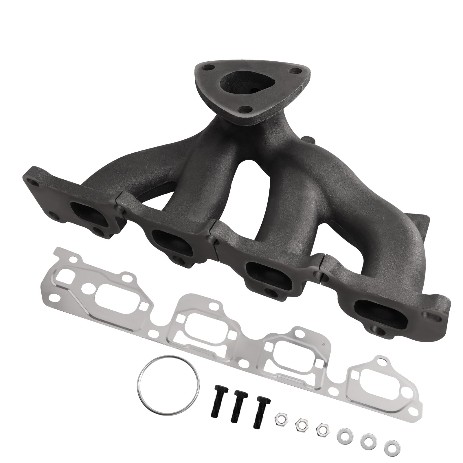 Exhaust Manifold with Gasket Kit Compatible with Regal 2011-2017, Malibu 2009-2014, Verano 2012-2017, Lacrosse 2010-2016, Orlando 2012-2014, G6 2009-2010, Impala 2014, Aura 2009, OE: 674937 12615133