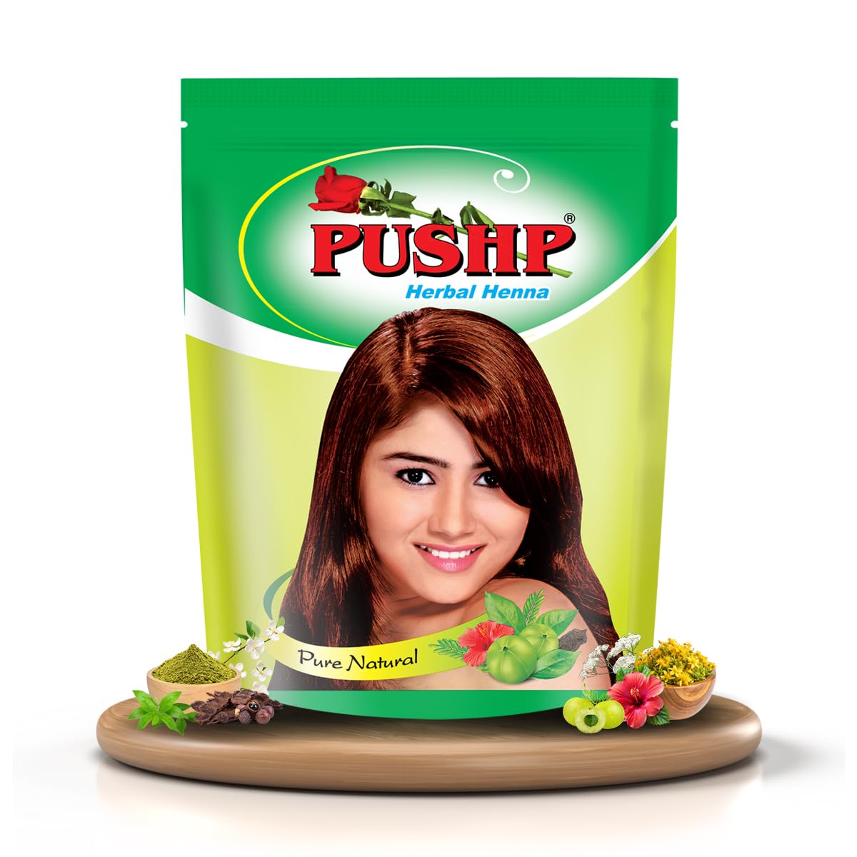 pushp henna Pushp Herbal Mehandi 500 gm| Herbal Powder | Herbal Mehndi | Best Henna Powder | Organic Henna Powder | Hair Dye | Hair Henna Mehndi-picture-15