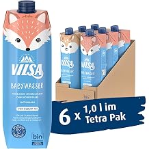 VILSA Baby Water Naturelle Organic 6 x 1.00 l Tetra Pak
