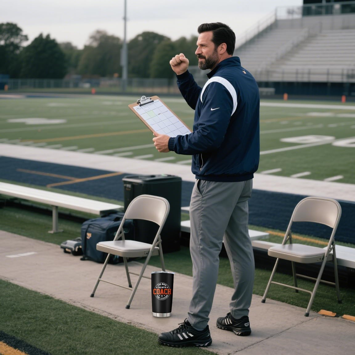 Coach Gifts, Coaches Gifts for Men Women, Swim Gymnastics Cheer Dance Music Golf Basketball Soccer Football Softball Baseball Gym Coaches Gift, Coach Cup Tumbler Stainless Steel 20 Oz 1PC - Image 3