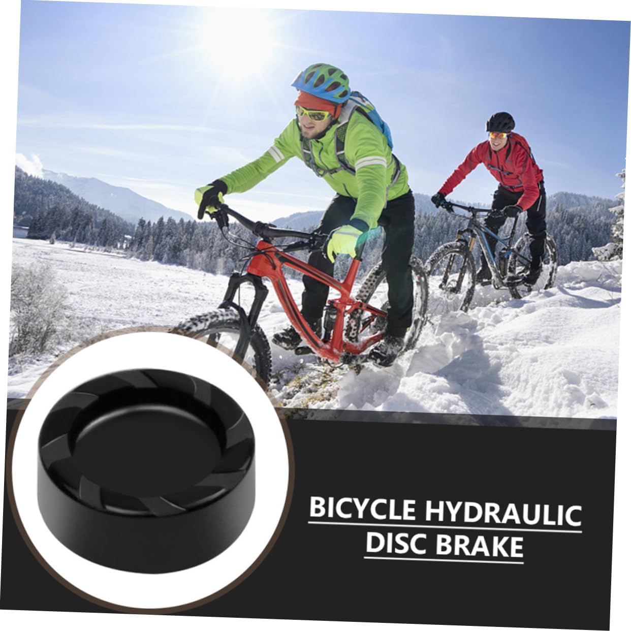 KICHOUSE Piston Hydraulic Brake Caliper Repair Kit for XTR Brake Parts Excellent Sealing and Heat Reduction Design