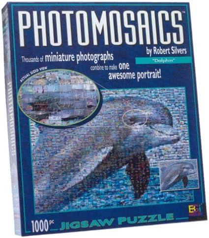 Photomosaic Dolphin Jigsaw Puzzle 1000pc