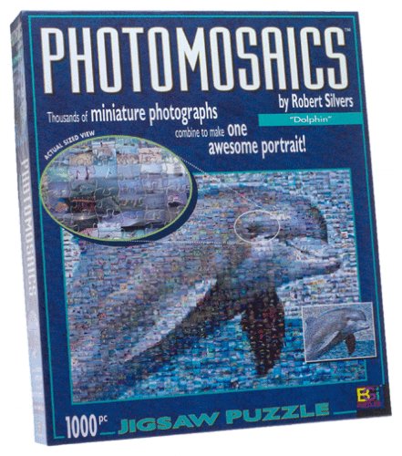 Photomosaic Dolphin Jigsaw Puzzle 1000Pc #TOP2