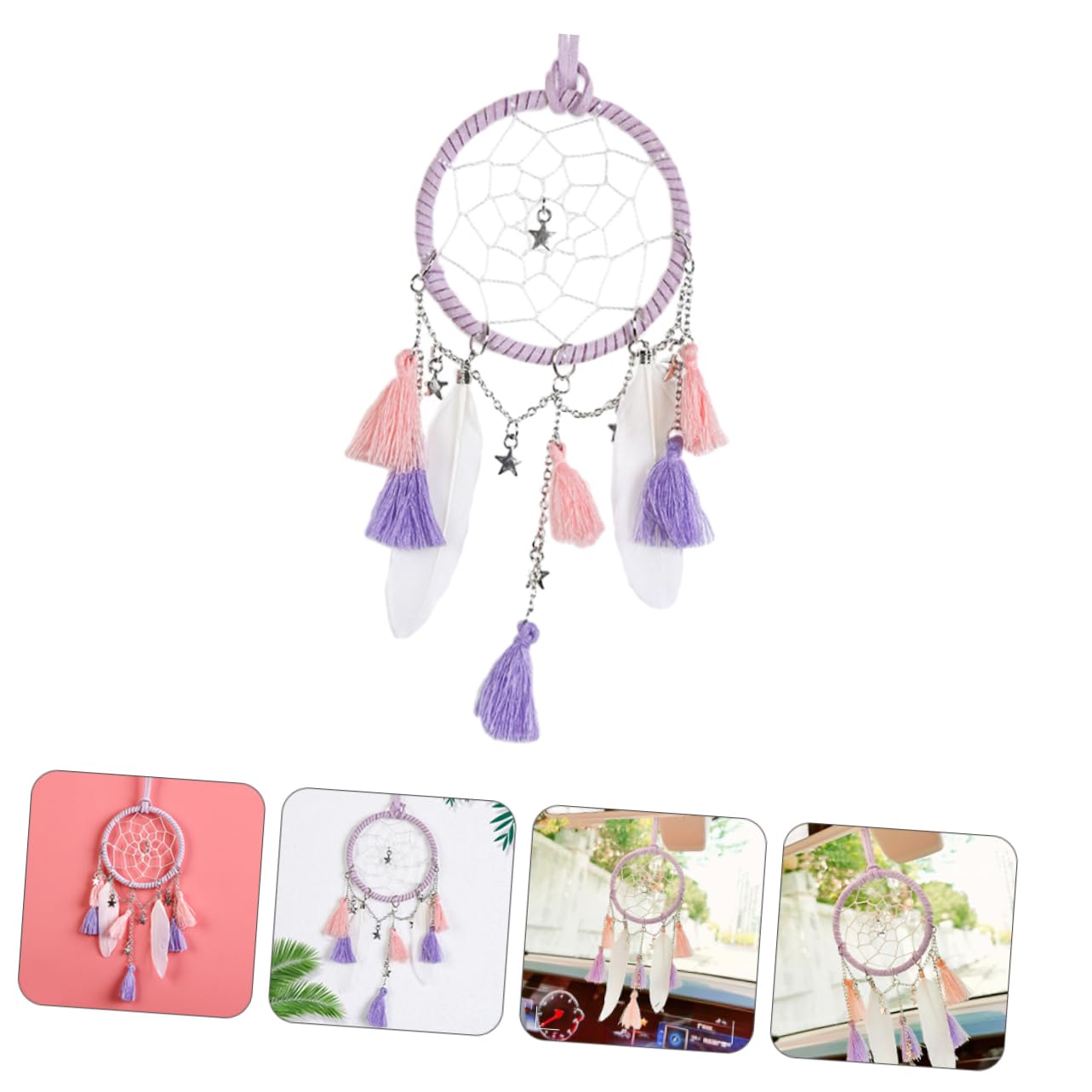 Ciieeo Dreamcatcher Wall Hanging Decor Unique Dream Catcher Art Craft for Bedroom Premium Quality Pendant with Beautiful Ornament for Home Decoration Present for Loved Ones