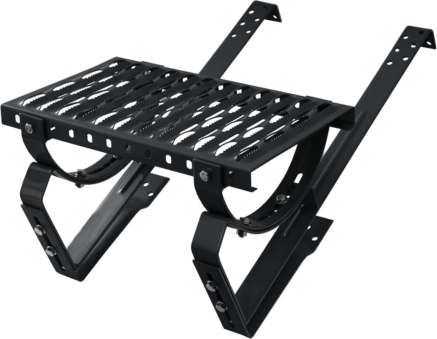 Komplett Laufrost 800 mm für Schornsteinfeger Steigtritt für Dachziegel und Biberschwanzziegel zum Einhängen Dachtritt inkl. Montagematerial, 10 Farben (RAL 7016 - Anthrazit)