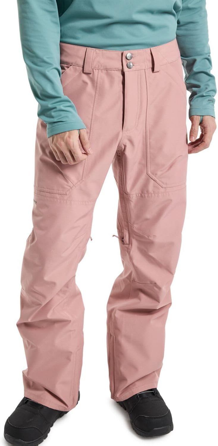 Burton Mens' Ballast GORE‑TEX 2L Waterproof Snow Pants (Standard, Small, Powder Blush)