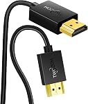 Twozoh Flexible & Slim HDMI Cable 2M, Soft & Ultra-Thin HDMI to HDMI Cord Support 4K@60Hz/2160P/1080P