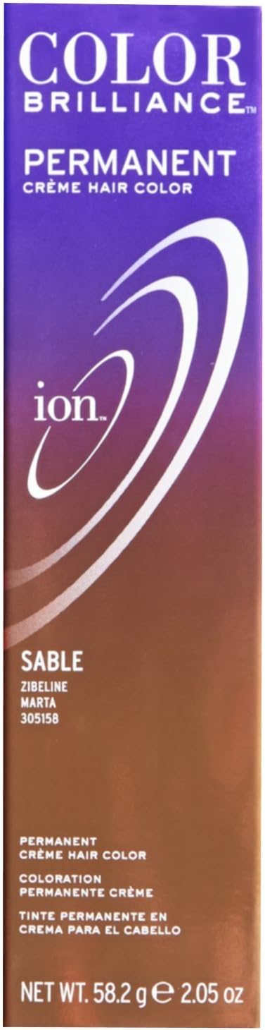 Ion color Brilliance Master Colorist Series Permanent Creme Hair Color Sable