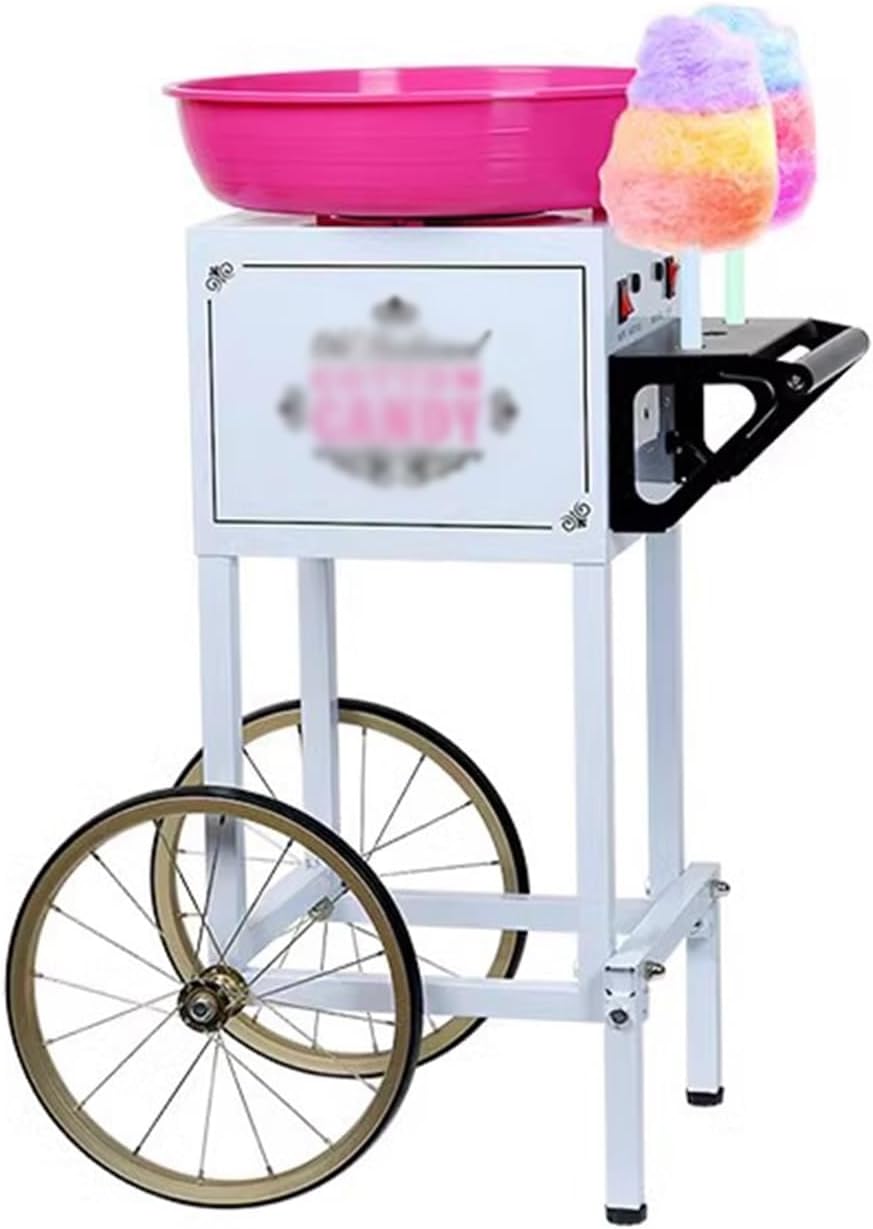 Cotton Candy Machine Cotton Candy Fully Automatic Retro Fancy Electric Cotton Candy Machine for Commercial Activity Stalls Kids Candy Machine (Color : B)