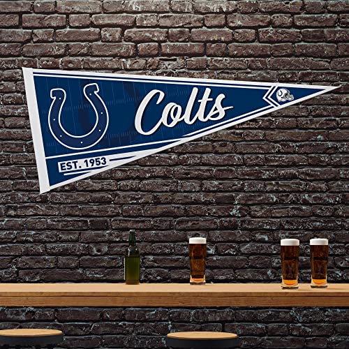 Image of Rico Industries NFL Football Classic 12 inch x 30 inch Felt Wall Decor Pennant - Great for Home /Bed Room /Man Cave Decor