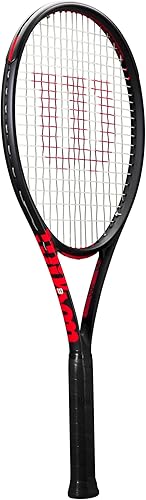 Miniatura 2 de Wilson Clash 100 Pro V3 - Raqueta de tenis de rendimiento para adultos, tamaño de agarre de 3-4 38 pulgadas, ensartada con Sensation 16 Natural a
