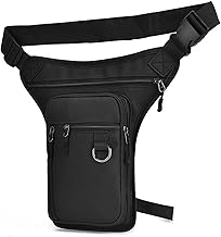 Leg Bag - Carrying Pouch with Multiple Pockets, Running Belt, Hip Bag for Outdoor, Motorcycle, Bike, Crossbody Bag