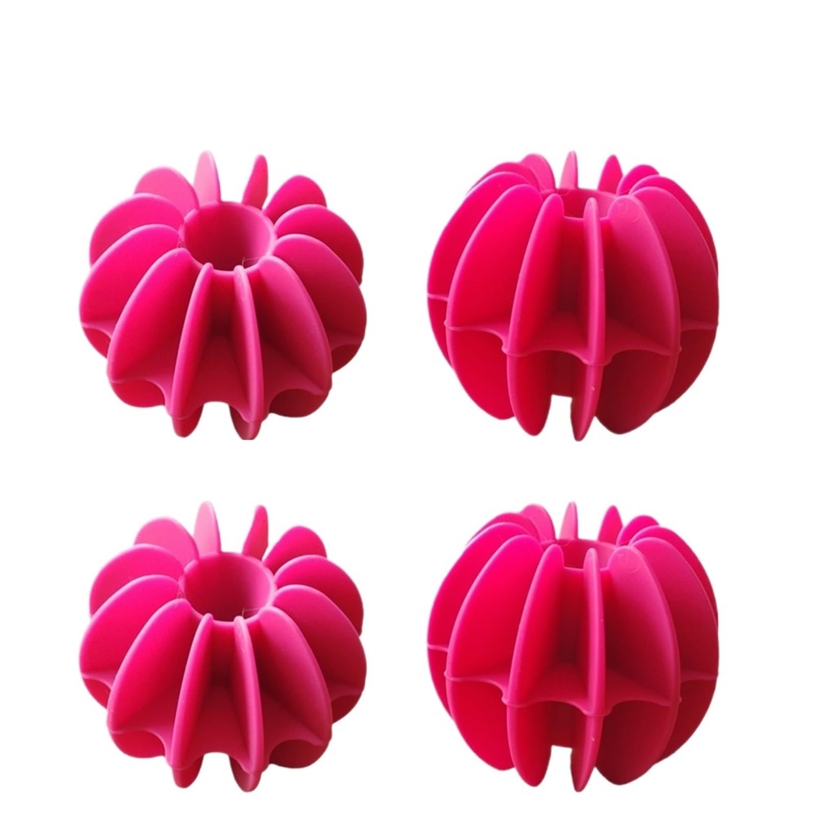 Tumble Dryer Balls, 4PCS Reusable Silicone Laundry Ball Hair Catcher And r For Washing Machine