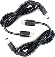 Vista 1 de (2-Pack) JacobsParts 12V USB C Type-C PD Trigger 3ft 5A Power Cable 5.5 x 2.1mm DC Connector