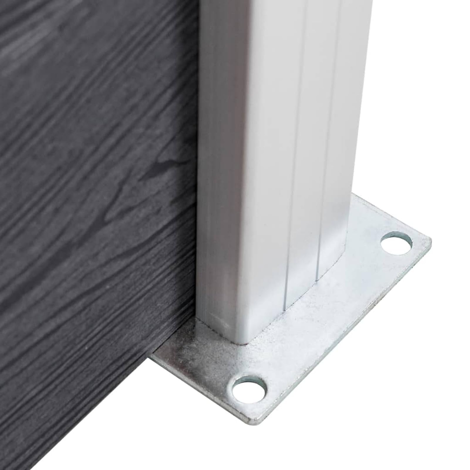 Poteaux de clôture 3 pcs Aluminium 185 cm,Barriere Jardin Exterieur,Barriere Jardin,Portillon Grillage