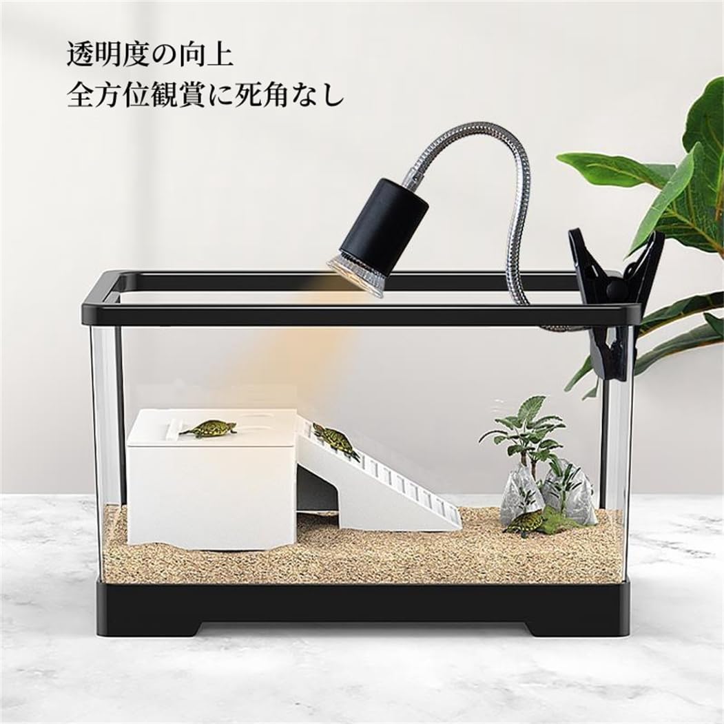 Amazon | xixining 大型リクガメ用水槽 亀の水槽 亀ケージ 透明観察
