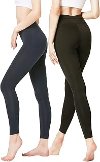 Women's 2 Pack Thermal Long Johns Underwear Leggings Pants