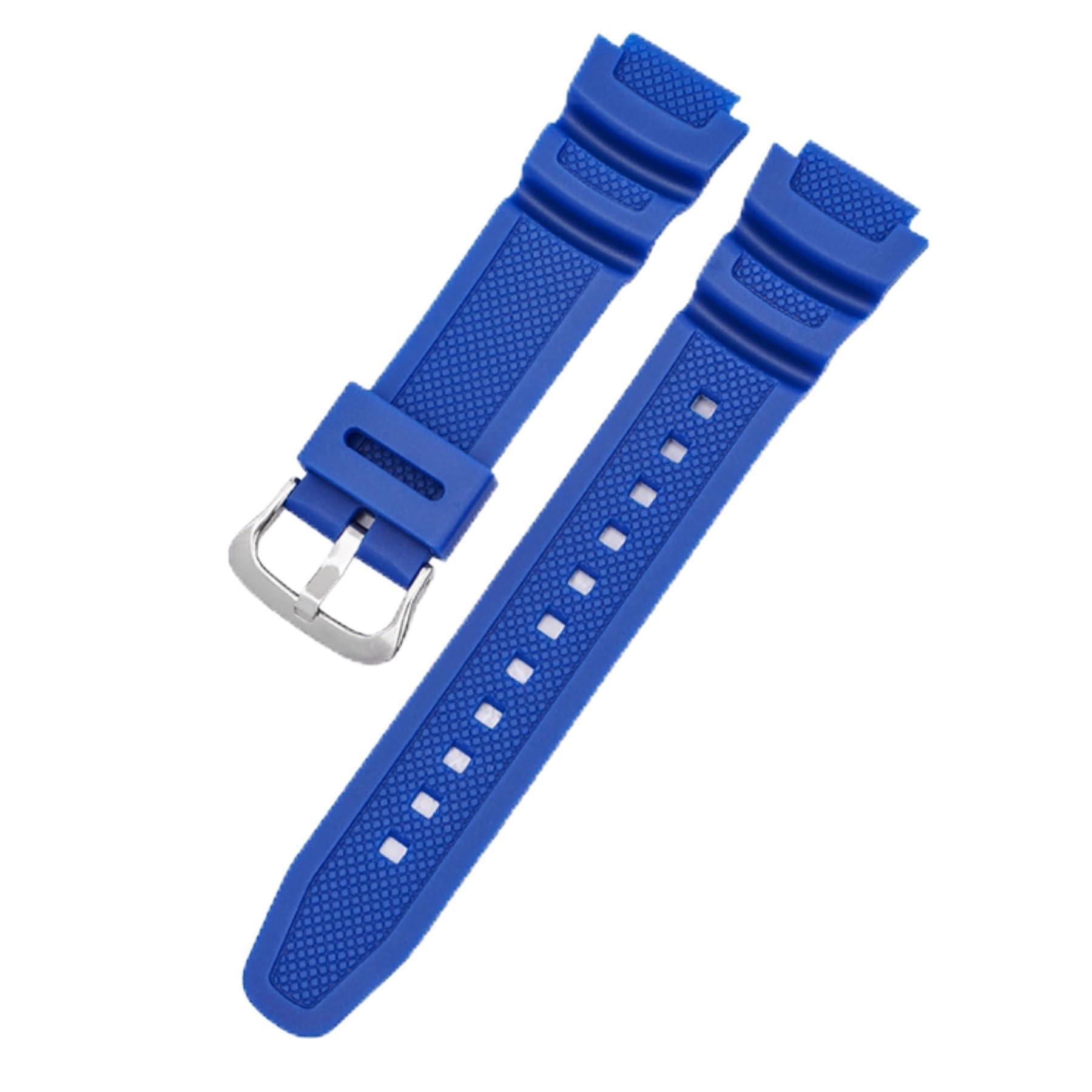 Natural Resin Strap Compatible with Casio AE-1200 AE-1300 F-108 W-216H AE-1000w AEQ-110 W-800H AQ-S800W SGW-300H W-216H W-218 Men's 18mm Watch Band Replacement