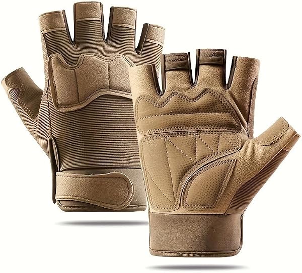 Half Finger Anti-Slip Gloves Premium Cool Dessert Gloves For Cycling Hiking Training Outdoor Sports - 1