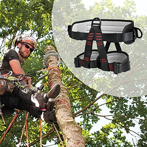 Foto von Klettersteigset Auffanggurt Sicherheitsgurt Fallschutz Klettergurt Kletterausrüstung Baumklettern Ausrüstung (Set #2) (absturzsicherung)