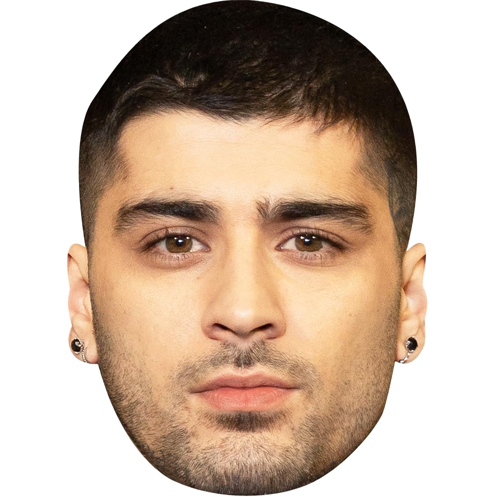 Zayn Malik (Stubble) Celebrity Mask, Flat Card Face, Fancy Dress Mask