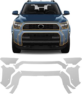 for 2025 Toyota 4Runner Precut Paint Protective Film 8.5 Mil TPU PPF Front Bar Clear Car HD Scratch Exterior Accessories 6Pcs