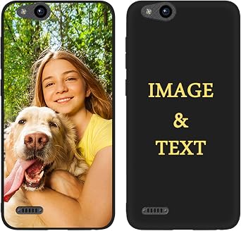 Personalized Phone Case for ZTE Tempo X 5.0 Inch Custom Multiple Picture Name Anti-Drop Case Birthday Gift for Family and Men Women Soft Case Full Protective Cover Slim Fit No Peeling Black