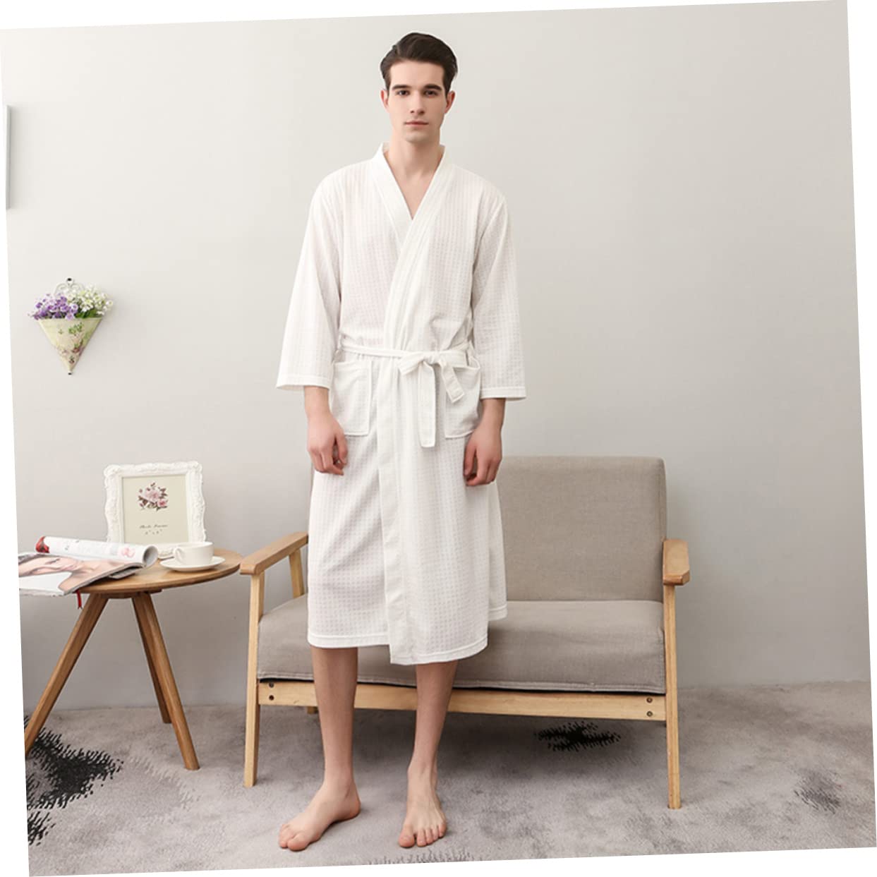 GALPADA 1 Pezzo Camicia da Notte Accappatoio Utile Accappatoio Indumenti da Notte Poliestere Abbigliamento per La Casa Camicia da Notte Resistente all'Usura
