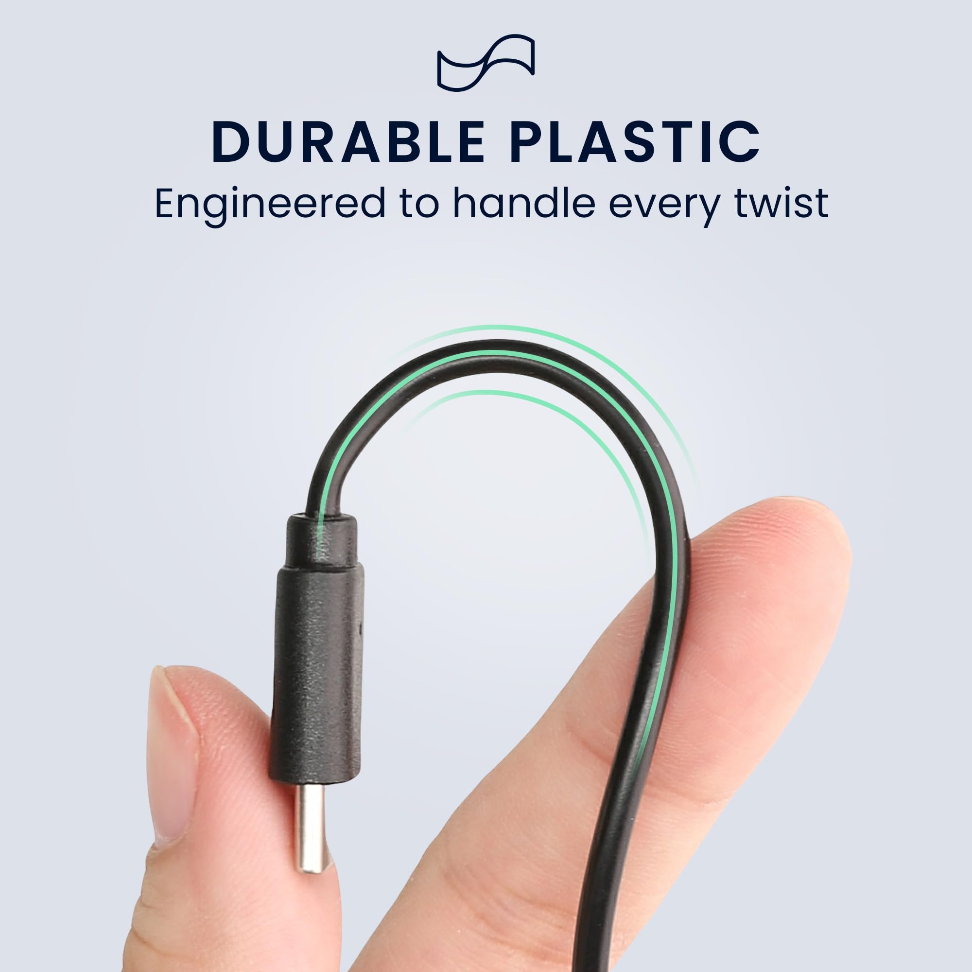 kwmobile Cable Compatible con PLAUD Note AI Voice Recoder Cargador - Cable de Carga para Grabadora de Voz con IA - 100 cm de Longitud con Puerto USB-C