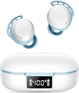 Kopfhörer Kabellos Bluetooth 5.3 mit Mikrofon,In Ear Kopfhörer Bluetooth 60H Tiefer Bass,2025 Neue Kabellose Kopfhörer,USB-C