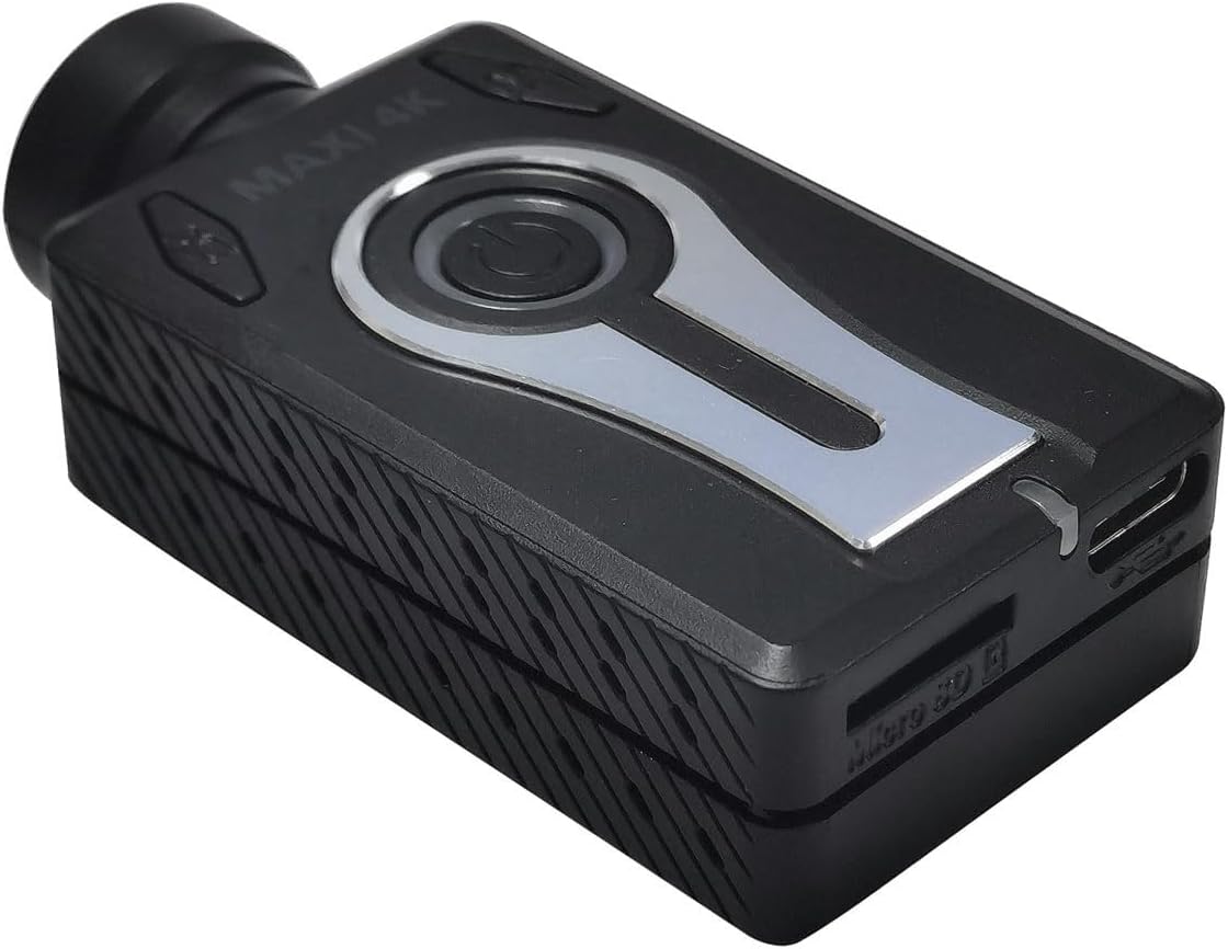 Mobius Maxi MM4K 30fps Sports Action Camera, Small Pocket Camcorder, Wide Angle Dash Cam Camera, 4K Driving Video Recorder Camera, Motion Detection, G-Sensor