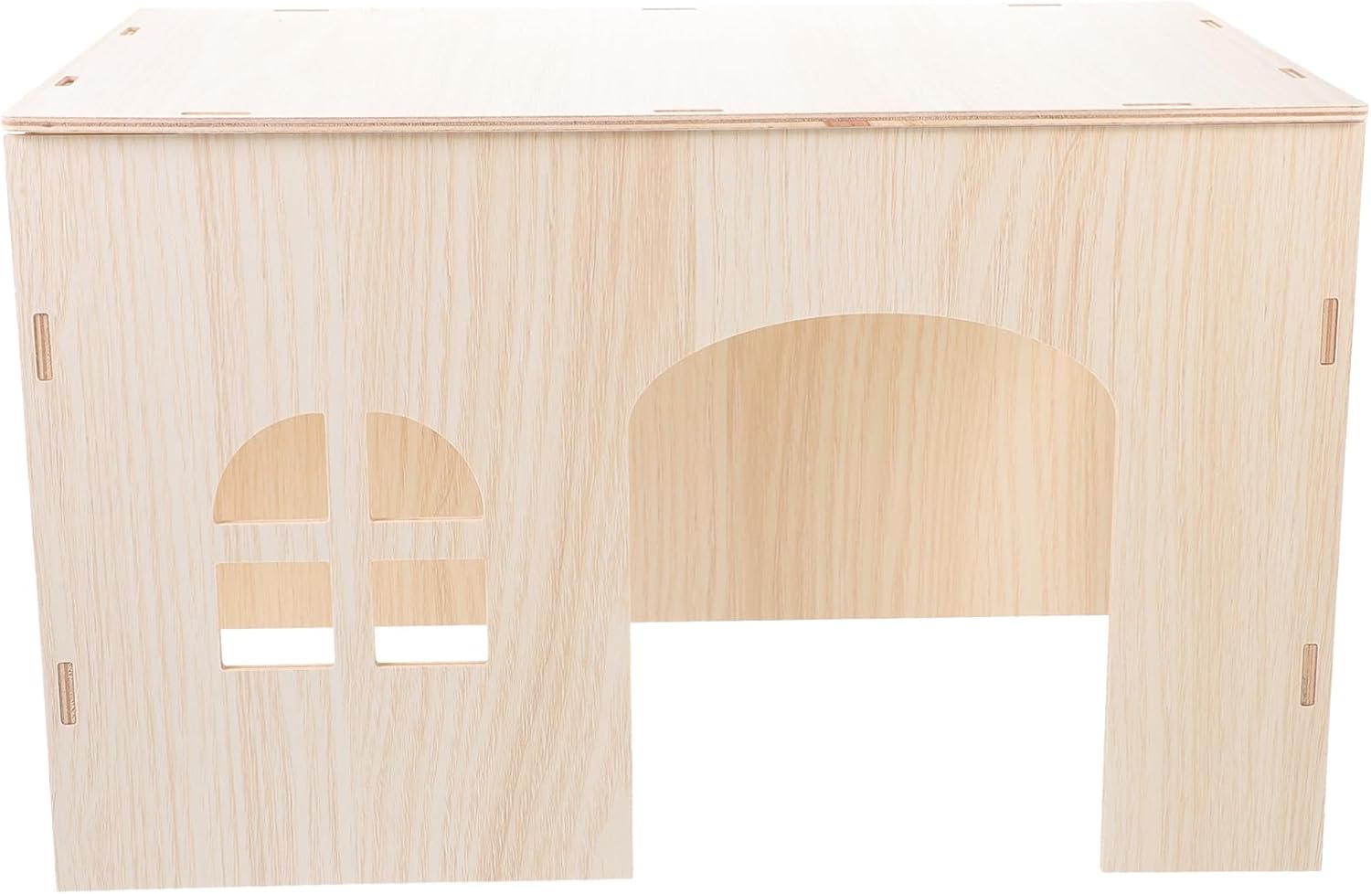 Guinea Pig Habitat Indoor Wooden House Squirrel Nest Toys Hideout for Small Pets