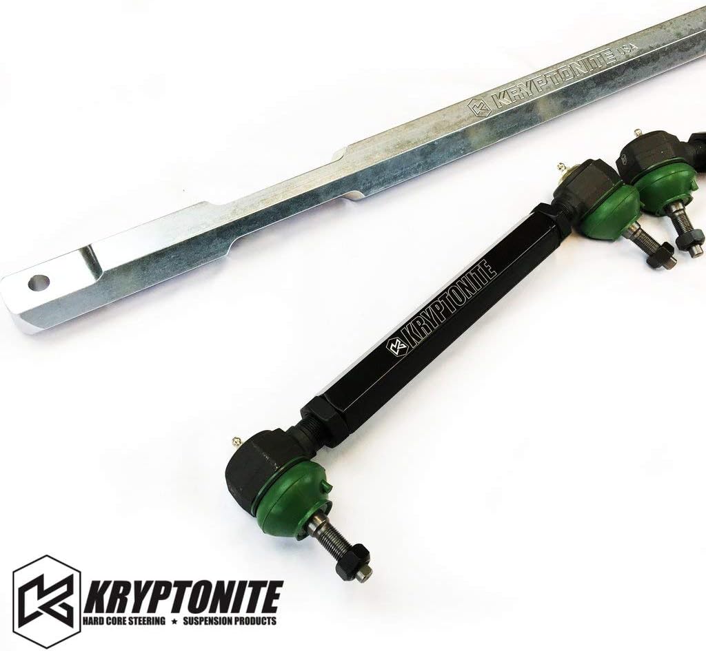 Kryptonite SS Series Center Link Tie Rod Package Compatible with 2001-2010 Chevy/GMC 2500HD 3500HD KRCLP10