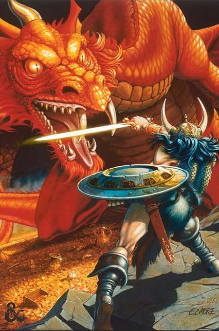 Square Enix överstiger förväntade förtjänningar för det aktuella fiskalårskapet 9 61FSBZlUhVL. AC SY679 Dungeons & Dragons - Fantasy/Gaming Poster (Dragon Battle) (Size: 24 x 36)