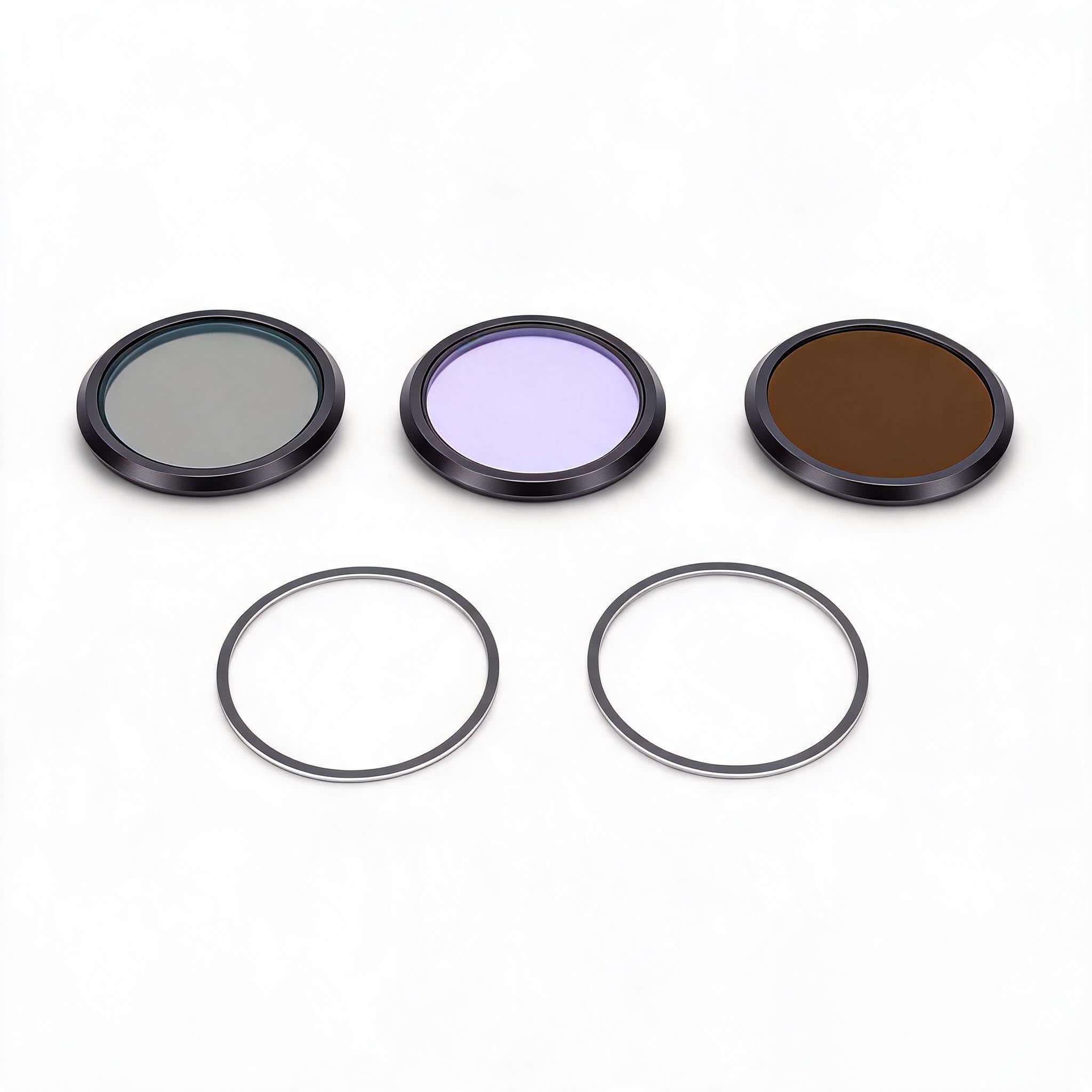 Sxhlseller Zestaw Filtrów Magnetycznych CPL ND1000 do ZV-1 RX100 G7X LX10 GR, Akcesoria do Szklanych Soczewek Optycznych ze Stopu Aluminium ze Stopu Aluminium