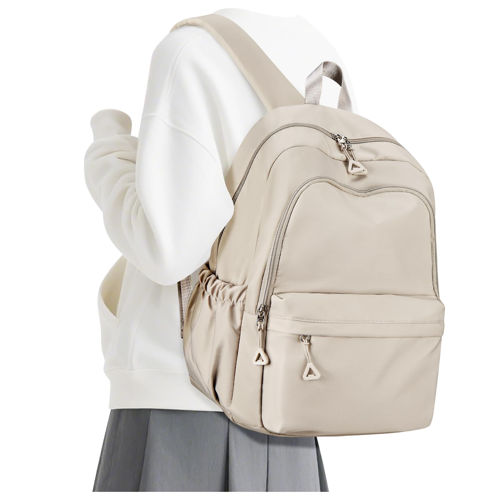 Casual Laptop Backpack for Women Men College Bookbag Waterproof Lightweight School Bag 15.6inch Laptop Daypack Large Capacity School Backpack for