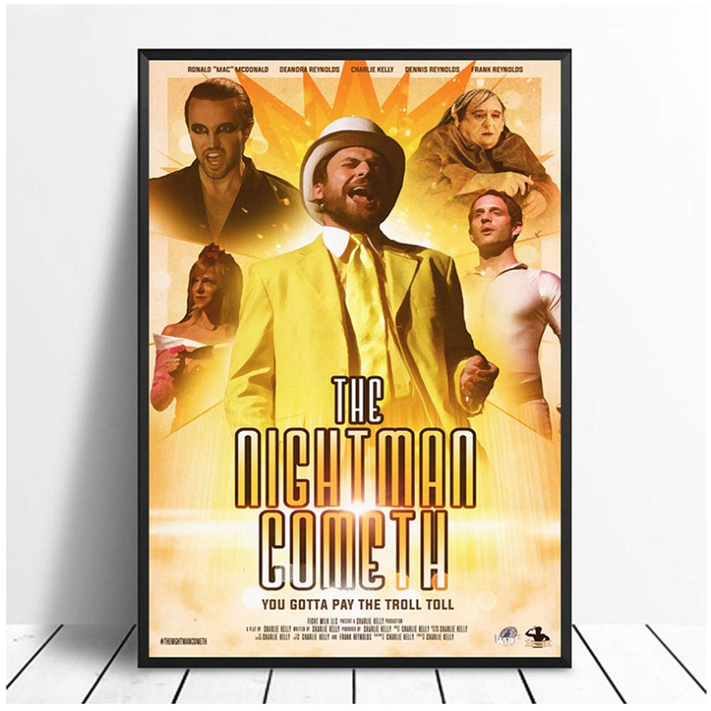 The Nightman Cometh Art Print Movie Poster Home Decor Wall Decor Wall Art Canvas Print Print on canvas/50X70cm-No Frame