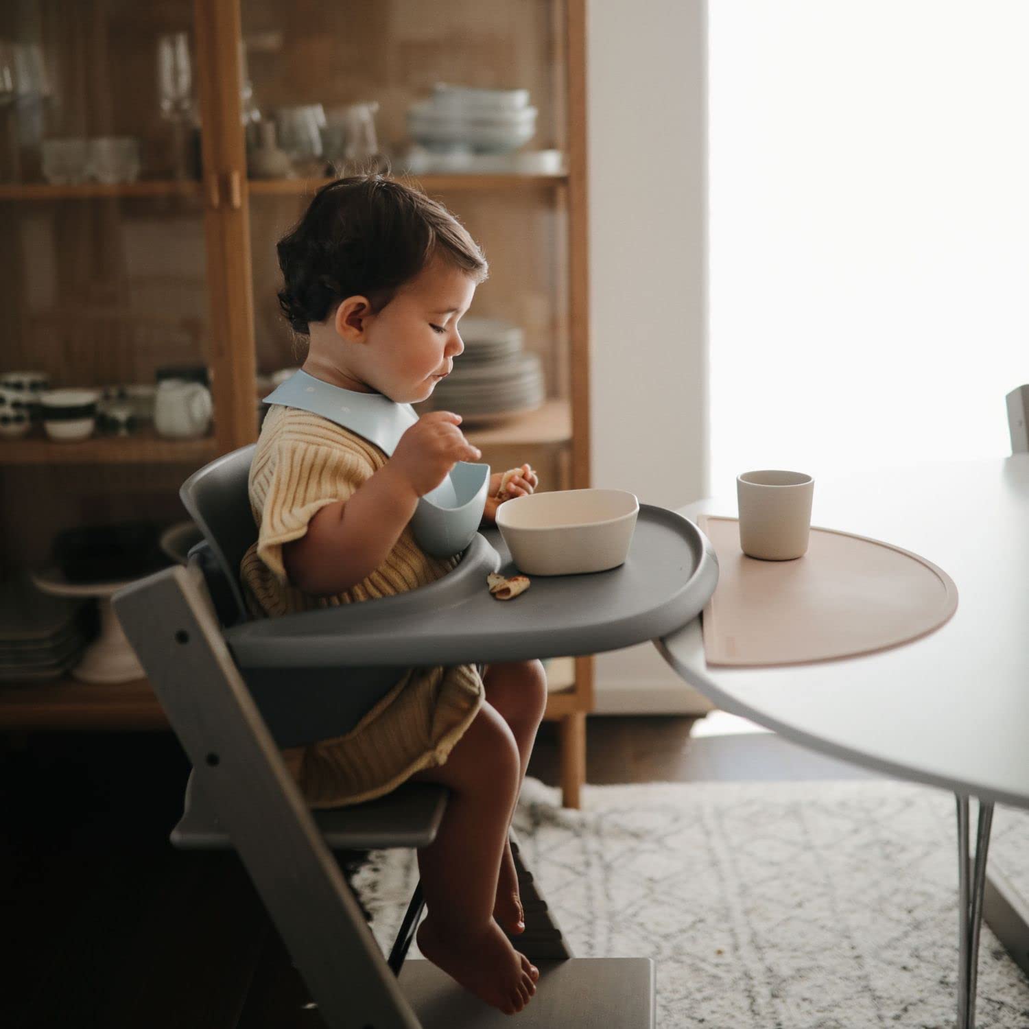 Ciotole Bambini Mushie - Set Di 2, Senza BPA, Lavabili In Lavastoviglie, Vanilla - Foto 10