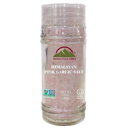 Himalayan Chef Sal rosa con corcho sin OMG grano fino tarro de boca ancha con corcho 175 oz 500 g