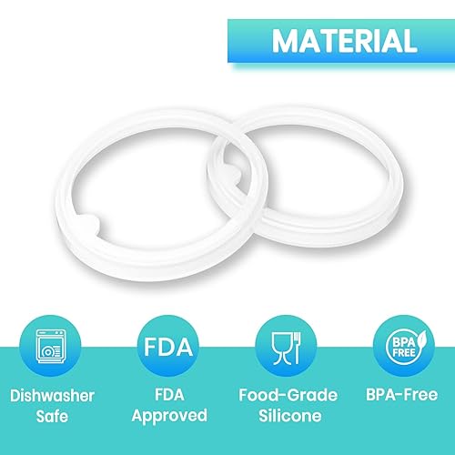 Miniatura 6 de Paquete de 4 juntas compatibles con TAKEYA Actives botella de agua con tapa de popote de 14 onzas, 16 onzas, 18 onzas, 22 onzas, 24 onzas, 32 onzas,